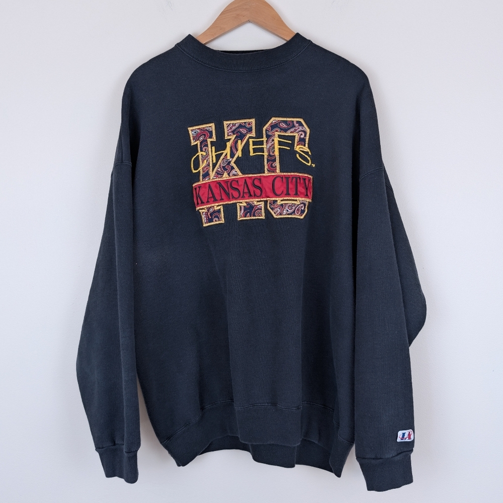 Vintage Kansas City Chiefs Crewneck Sweatshirt by Logo Athletic